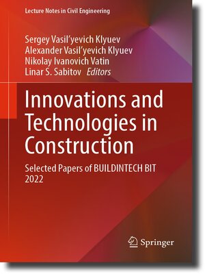 cover image of Innovations and Technologies in Construction